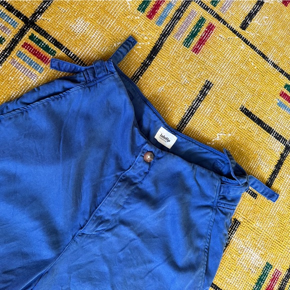 Labdip Tulum Tencel Pants in Bleu-Garage - Picture 2 of 12